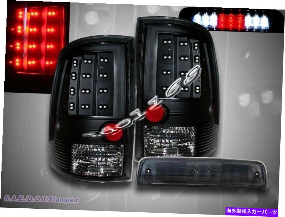 USテールライト 2009-2015ドッジRAM 1500 / 10-15 RAM 2500/3500テールライトLED＆ブレーキライトSMK 2009-2015 DODGE RAM 1500 / 10-15 RAM 2500/3500 TAIL LIGHTS LED & BRAKE LIGHT SMK【並行輸入品】