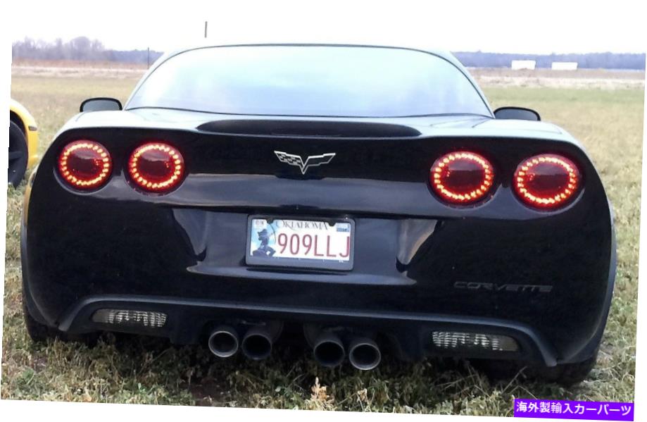 USテールライト 2005-2013 C6コルベット本物のイーグルアイブランドLEDテールライト[軽い煙] 2005-2013 C6 Corvette Authentic Eagle Eye Branded LED Tail Lights [Light Smoke]【並行輸入品】