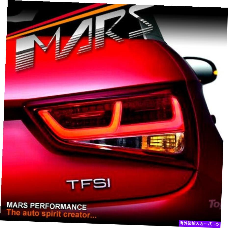 USテールライト Audi A1 8X 2010-2014ハッチのための透明な赤くアップグレード3D LEDストライプバーのテールライト Clear Red upgrade 3D LED Stripe Bar Tail Lights for AUDI A1 8X 2010-2014 Hatch【並行輸入品】