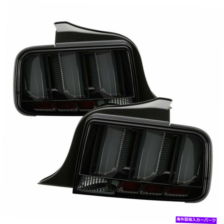 USテールライト フォードマスタング2005-2009テールライトのスパイダー|ホワイトライトバーLED |煙 Spyder For Ford Mustang 2005-2009 Tail Lights | White Light Bar | LED | Smoke【並行輸入品】