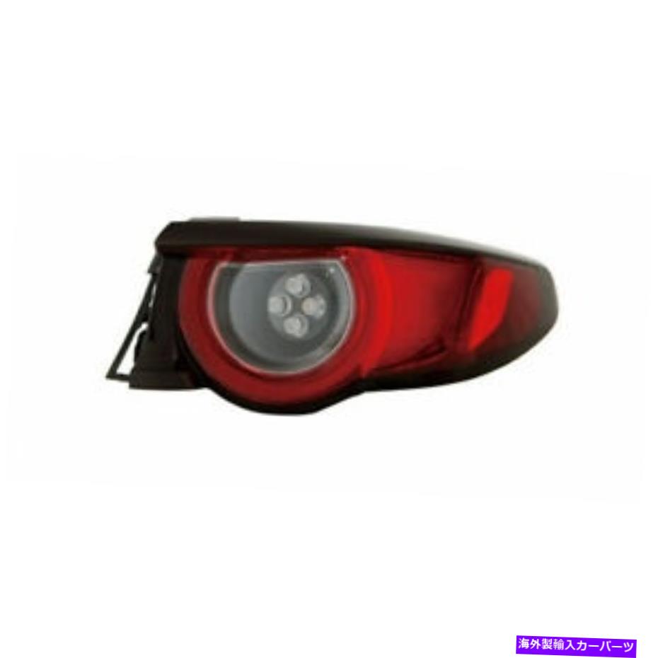USテールライト マツダ3テールライト2019年2020旅客サイド外側LED CAPA MA2805136 For Mazda 3 Tail Light 2019 2020 Passenger Side Outer LED CAPA MA2805136【並行輸入品】
