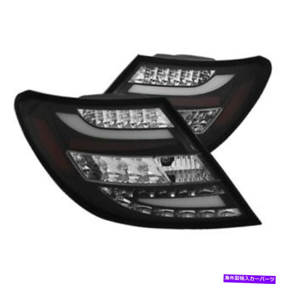 USテールライト Spyder 5072689 LEDテールライトを導きました。黒; 10-11 Mercedes-Benz C250の場合 Spyder 5072689 LED Tail Lights; Black; For 10-11 Mercedes-Benz C250【並行輸入品】