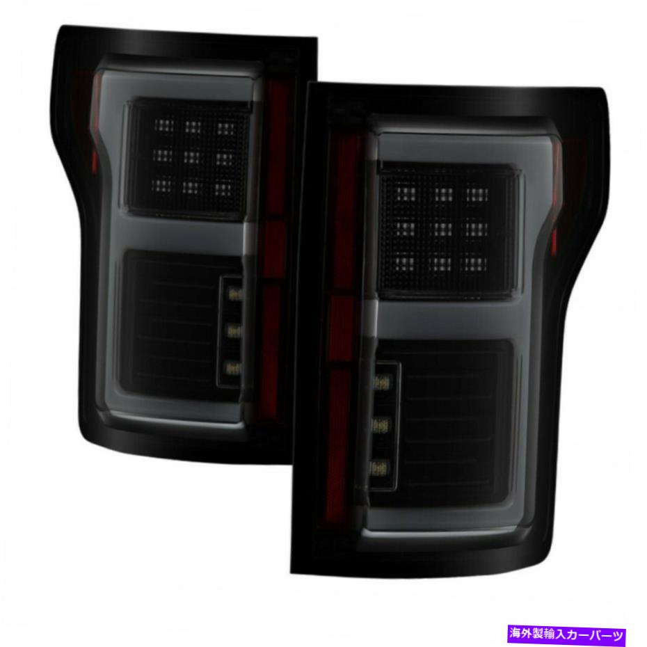 USテールライト FORD F-150 2015-2018テールライトのスパイダーLED | w /盲目のスポット黒い煙 Spyder For Ford F-150 2015-2018 Tail Lights | LED | w/Blind Spot | Black Smoke【並行輸入品】