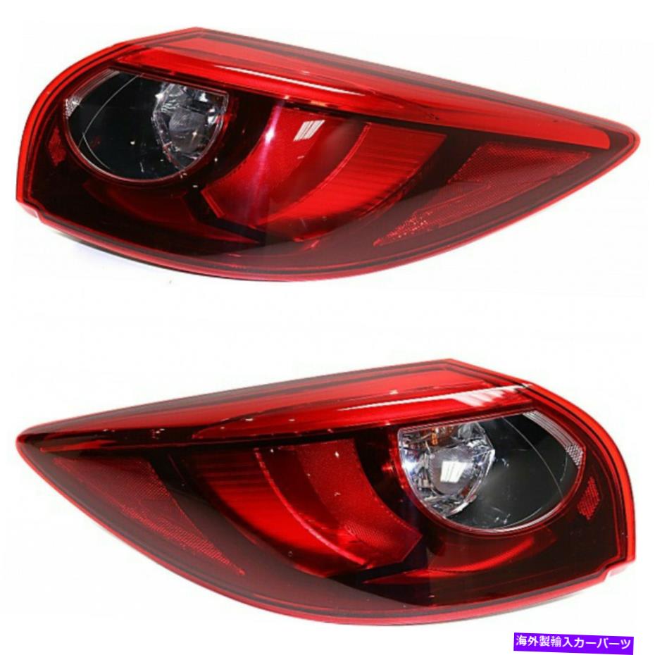 USテールライト フィット2016マツダCX-5テールライトペアサイドドットLEDタイプ Fits 2016 Mazda CX-5 Tail Light Pair Side DOT LED Type【並行輸入品】|Us Custom Parts Shop USDM