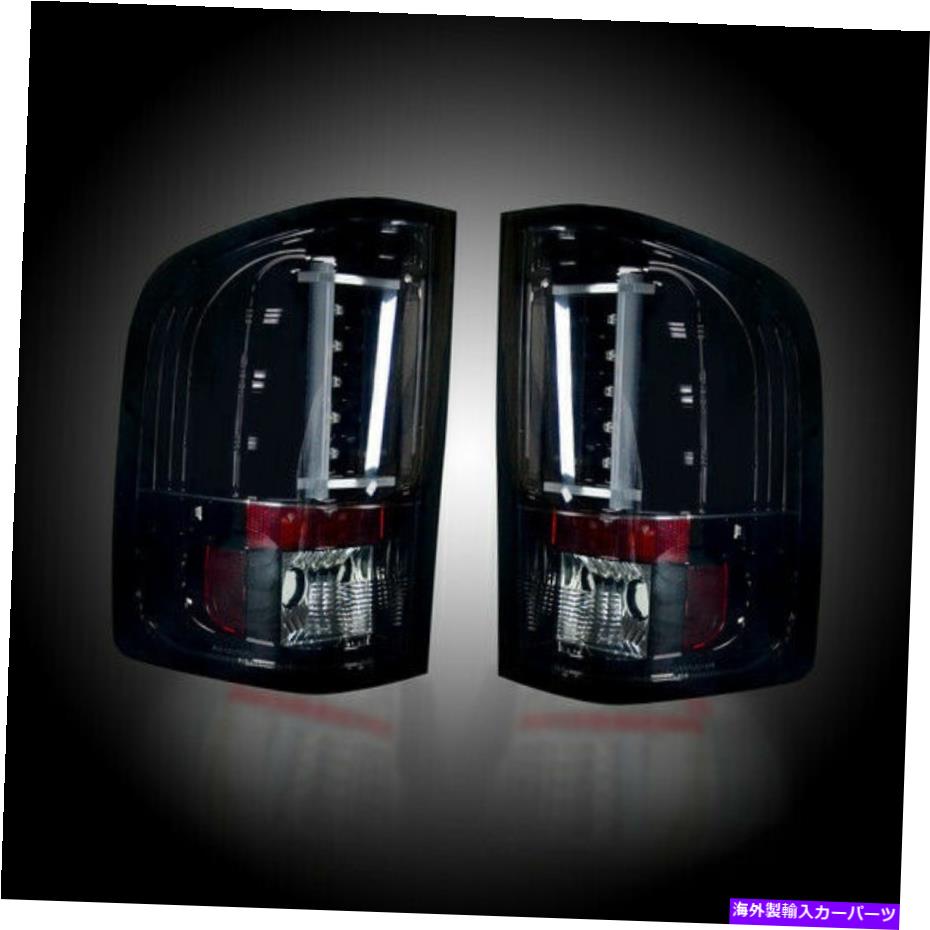 USテールライト RECONスモークLEDテールライト07-13シボリーSilverado＆GMCシエラ Recon SMOKED LED Tail Lights 07-13 Chevy Silverado & GMC Sierra Dually【並行輸入品】