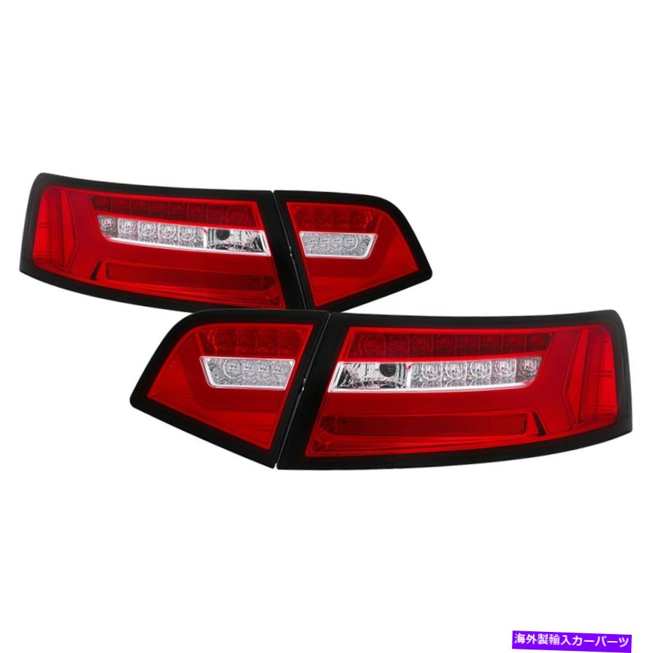 USテールライト Spyder Auto 5085191 LEDテールライトは09-12 A6に収まります Spyder Auto 5085191 LED Tail Lights Fits 09-12 A6【並行輸入品】