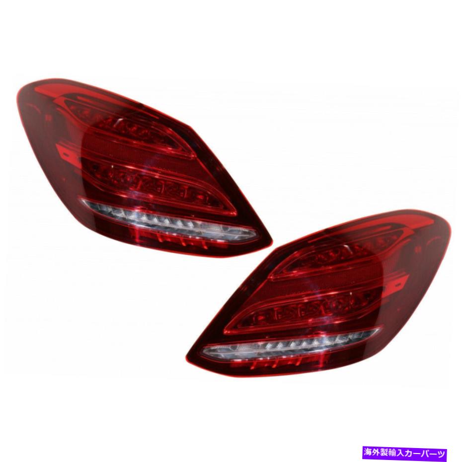 USテールライト Mercedes-Benz C63 AMGテールライト2015-2018 LHとRHサイドペアドット Fits Mercedes-Benz C63 AMG Tail Light 2015-2018 LH and RH Side Pair DOT【並行輸入品】