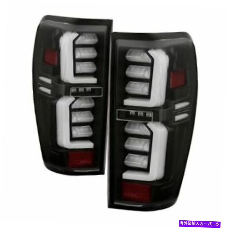 USテールライト Spyder 5000286 19-20 GMC Sierra NewのためのテールライトがLEDテールライトブラック Spyder 5000286 LED Tail Lights Black For 19-20 GMC Sierra NEW【並行輸入品】