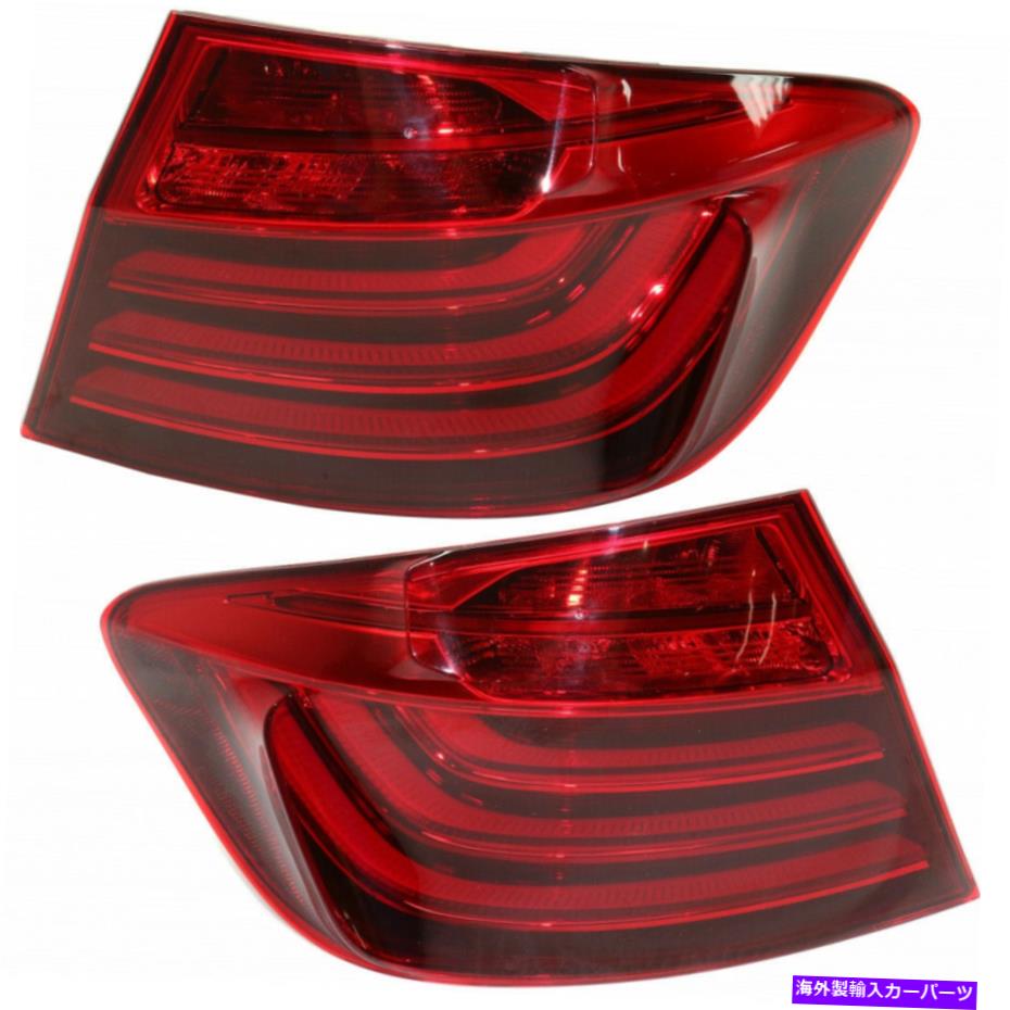 USテールライト BMW 5シリーズハイブリッドテールライト2014 2015 2016 2016外部ペアRHとLHサイドLED For BMW 5 Series Hybrid Tail Light 2014 2015 2016 Outer Pair RH and LH Side LED【並行輸入品】