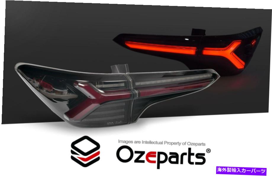 USテールライト トヨタ幸運ガン156R 2015年?2021のフルLEDストライプバーテールライト順次 FULL LED Stripe Bar Tail Lights Sequential For Toyota Fortuner GUN156R 2015~2021【並行輸入品】