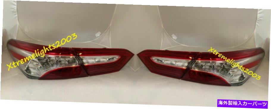 USテールライト Toyota Camry 2018-2019 XLE LEDテールライトリアランプTaillights 4PC New FIT TOYOTA CAMRY 2018-2019 XLE LED TAIL LIGHTS REAR LAMPS TAILLIGHTS 4PC NEW【並行輸入品】