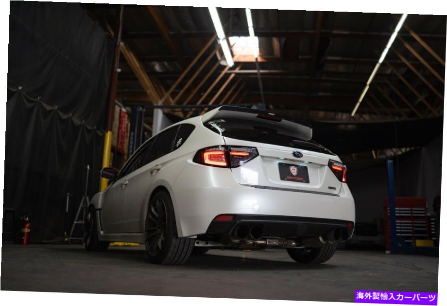 USテールライト Spyder Auto 5086730 LEDテールライトは08-14インプレッサに収まります Spyder Auto 5086730 LED Tail Lights Fits 08-14 Impreza【並行輸入品】
