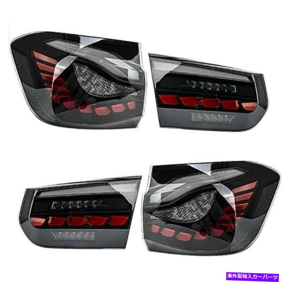 USテールライト 2012-2018 BMW（ブラック）の創設時間LEDテールライトシーケンシャルインジケーター inginuity time LED Tail Lights Sequential Indicator For 2012-2018 BMW (black)【並行輸入品】