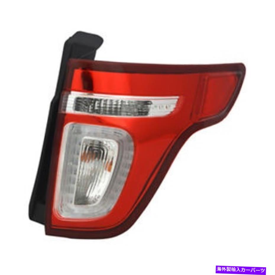 USテールライト LED NSFが付いている11-15フォードエクスプローラ右助手席側テールライト赤レンズフィット Fits 11-15 Ford Explorer Right Passenger Side Tail Light Red Lens With Led NSF【並行輸入品】|Us Custom Parts Shop USDM