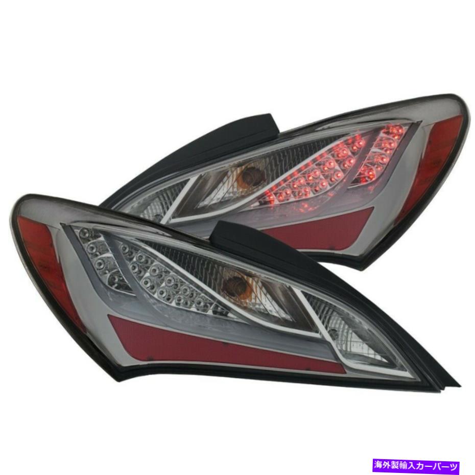 USテールライト 321332 2テールライトランプドライバー＆旅客サイドの新しいLH RHのペアのアナゾセット 321332 Anzo Set of 2 Tail Lights Lamps Driver & Passenger Side New LH RH Pair【並行輸入品】