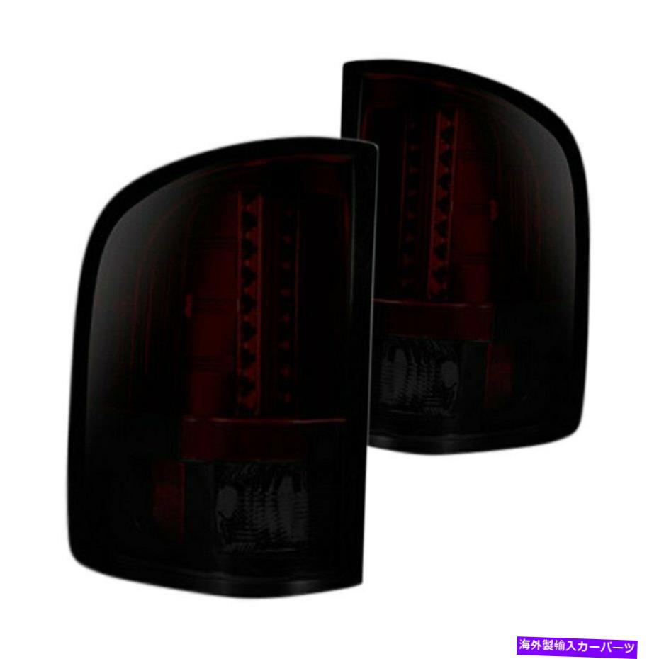 USテールライト Chevy Silverado 2500 HD 07-14 Recon Black Red / Smoke LEDテールライト For Chevy Silverado 2500 HD 07-14 Recon Black Red/Smoke LED Tail Lights【並行輸入品】|Us Custom Parts Shop USDM