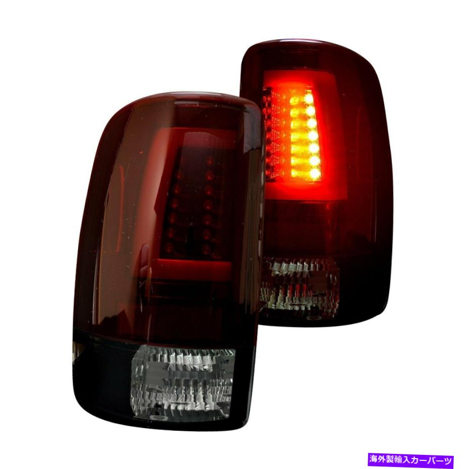 USテールライト Chevy Tahoe 00-06レコンブラックレッド/スモークファイバーLEDテールライト For Chevy Tahoe 00-06 Recon Black Red/Smoke Fiber Optic LED Tail Lights【並行輸入品】｜Us Custom Parts Shop USDM