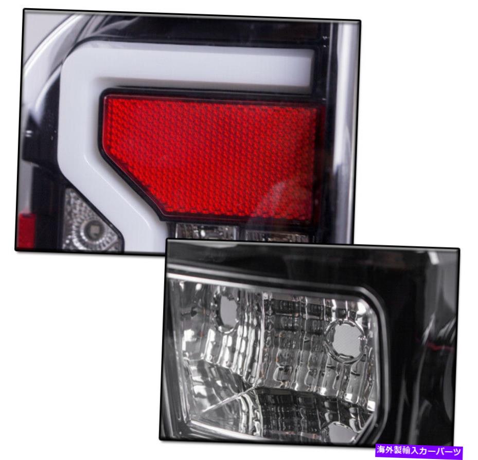 USテールライト 16-17トヨタタコマピックアップトラックLEDテールブレーキライトランプブラック左+右ペア 16-17 TOYOTA TACOMA PICKUP TRUCK LED TAIL BRAKE LIGHT LAMP BLACK LEFT+RIGHT PAIR【並行輸入品】