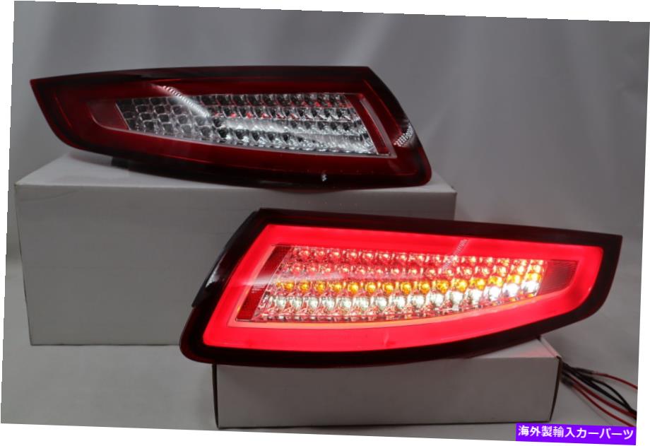 USテールライト Porsche 911 997 2004-2009のための新しい赤いクリアLEDライトの順次テールライト New red Clear LED light Sequential tail lights for PORSCHE 911 997 2004-2009【並行輸入品】|Us Custom Parts Shop USDM