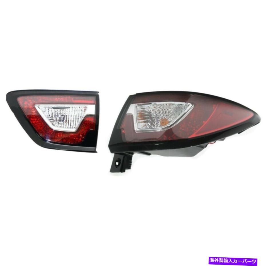 USテールライト 2013-2017のテールライトシボレートラバース右側と外側 Tail Light For 2013-2017 Chevrolet Traverse Right Inner and Outer【並行輸入品】｜Us Custom Parts Shop USDM