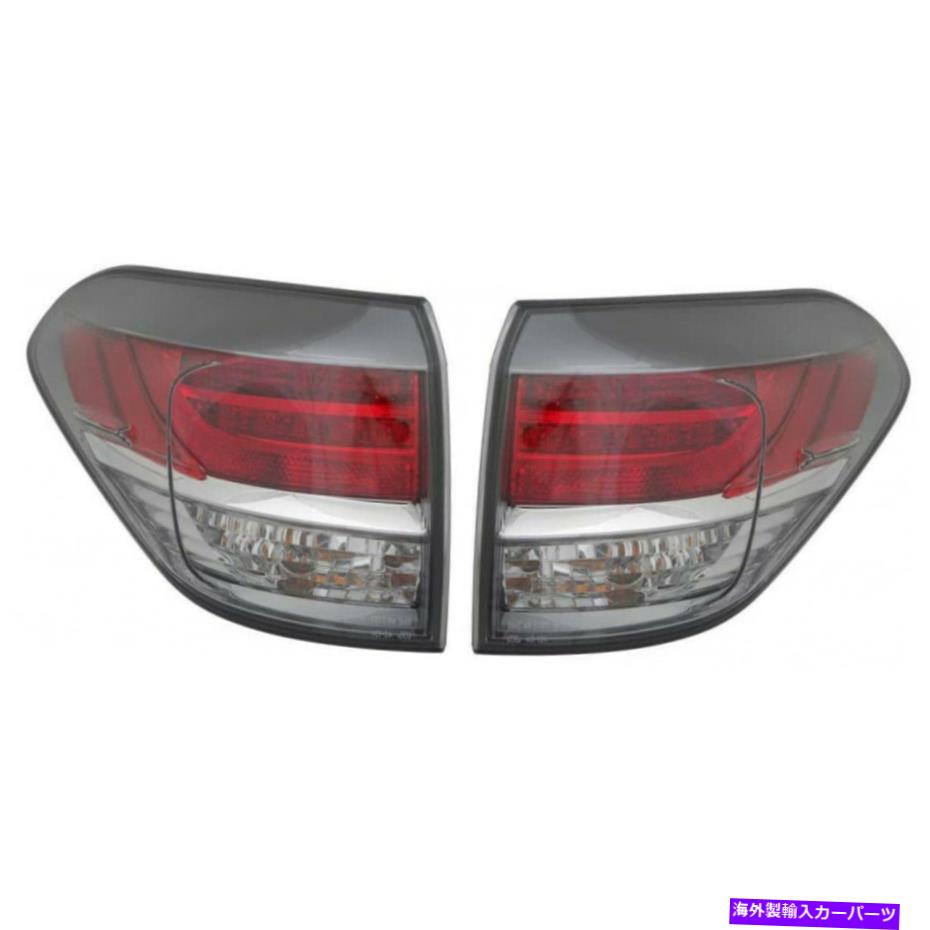 USテールライト フィット2013-2015 Lexus RX350ペアリアテールライトドライバとRH W /球根 Fits 2013-2015 Lexus RX350 Pair Rear Tail Lights Driver and RH w/ Bulbs【並行輸入品】