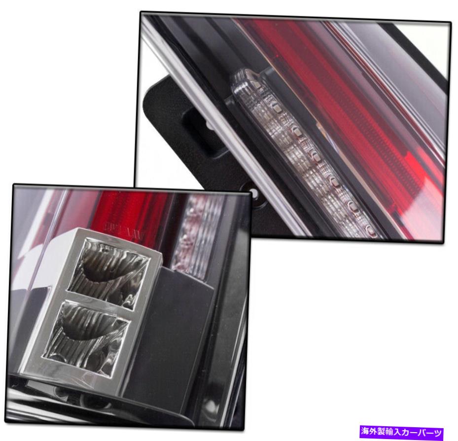 USテールライト LEDテールブレーキライト後部ランプレッド07~14キャデラックエスカレード/ ESV左+右 LED TAIL BRAKE LIGHTS REAR LAMPS RED FOR 07-14 CADILLAC ESCALADE/ESV LEFT+RIGHT【並行輸入品】