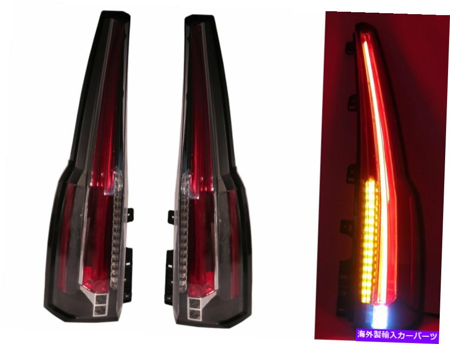USテールライト ユコン2015-2016 GMCのためのSUV 5D LEDテールリアライト赤 Yukon 2015-2016 SUV 5D LED Tail Rear Light Red for GMC【並行輸入品】