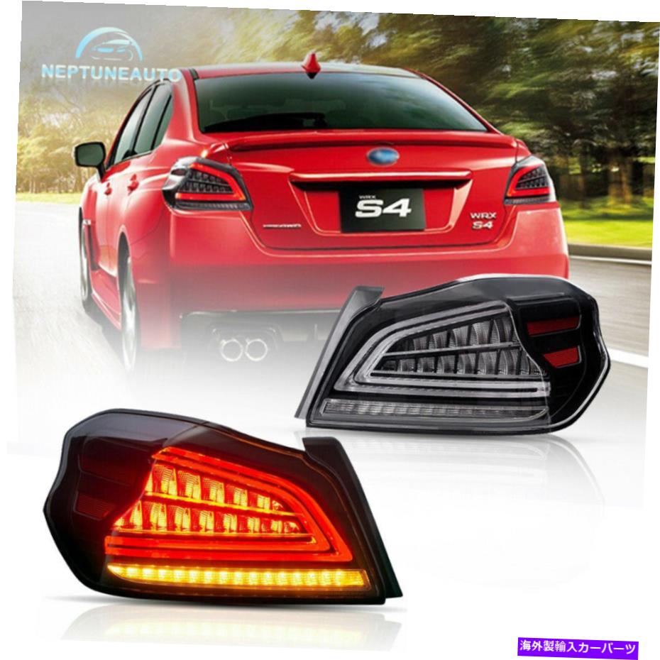 USテールライト Subaru WRX 2015-2019の煙テールライトリアランプRH + LH Smoke Tail Lights Rear Lamps For Subaru WRX 2015-2019 Sequential Indicator RH+LH【並行輸入品】|Us Custom Parts Shop USDM