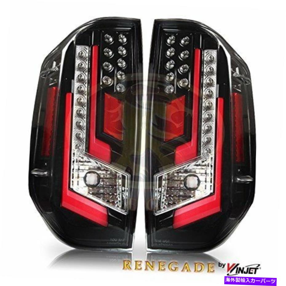 USテールライト Winjet Renegade LEDテールライトブレーキ後部ランプペアは2014-2017トヨタツンドラ WINJET RENEGADE LED Tail Lights Brake Rear Lamp Pair For 2014-2017 Toyota Tundra【並行輸入品】