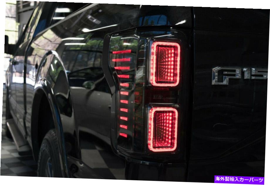 USテールライト 森本XB LEDテールライト - スモークブラックアウトルック2015-2017フォードF150 Morimoto XB Led Tail Lights - Smoked Blackout Look For 2015-2017 Ford F150【並行輸入品】