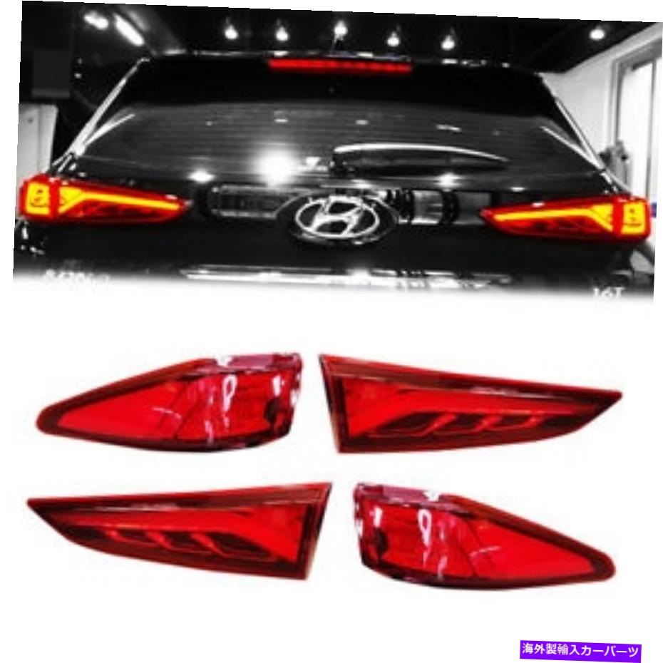 USテールライト OEM部品LEDリアテールライトランプがHyundai 2018の右右に残った2018年 - 2020 Kona OEM Parts LED Rear Tail Light Lamp Left Right for HYUNDAI 2018 - 2020 Kona【並行輸入品】
