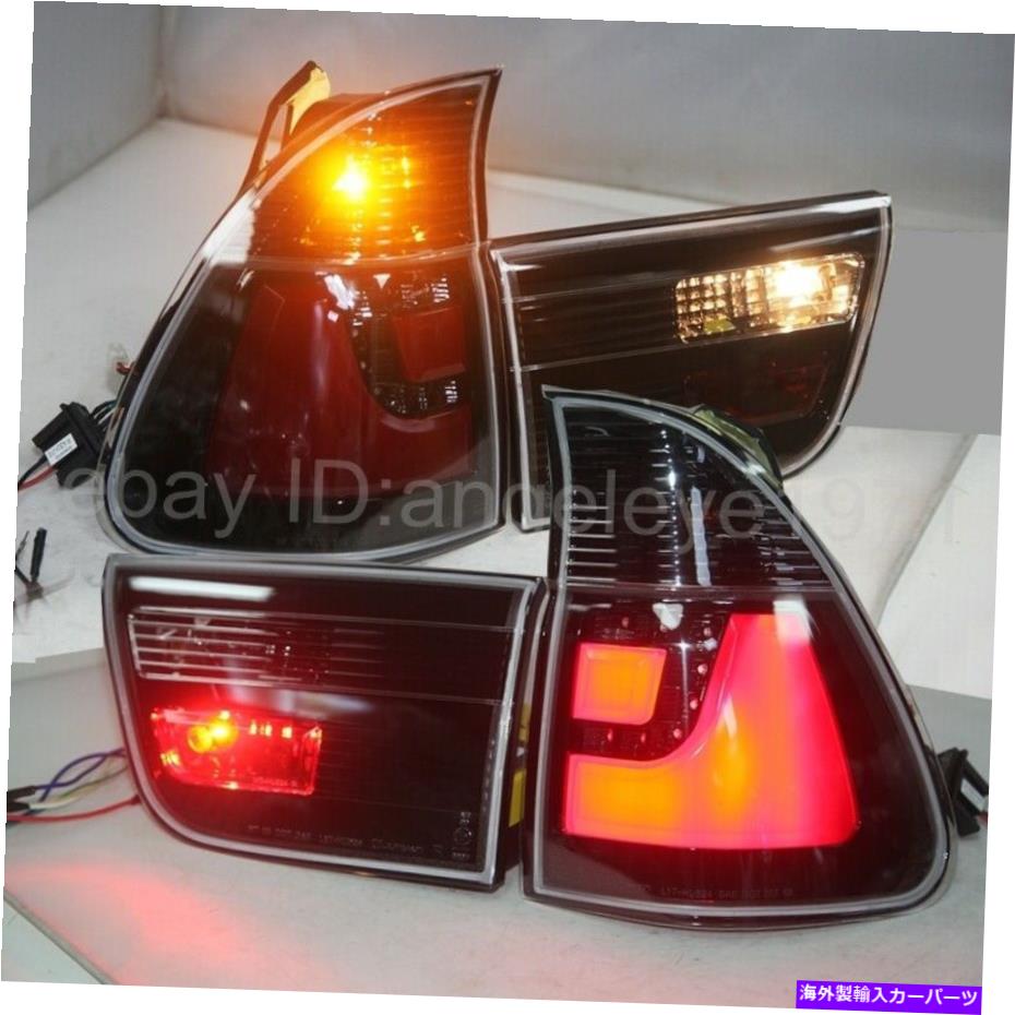 USテールライト 1998-2002年LEDストリップテールライトBMW X5 E53 LEDリアランプダークレッドジー 1998-2002 Year LED Strip Tail Lights For BMW X5 E53 LED Rear Lamp Dark Red JY【並行輸入品】