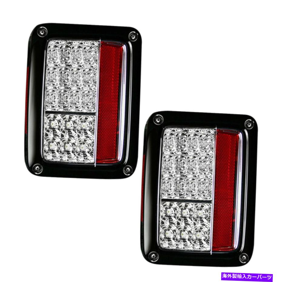 USテールライト JEEP JK Wrangler＆Unlimited（07-18）のためのRECON 264234CL LEDテールライト（07-18） Recon 264234CL LED Tail Lights For JEEP JK WRANGLER & UNLIMITED (07-18) Clear【並行輸入品】