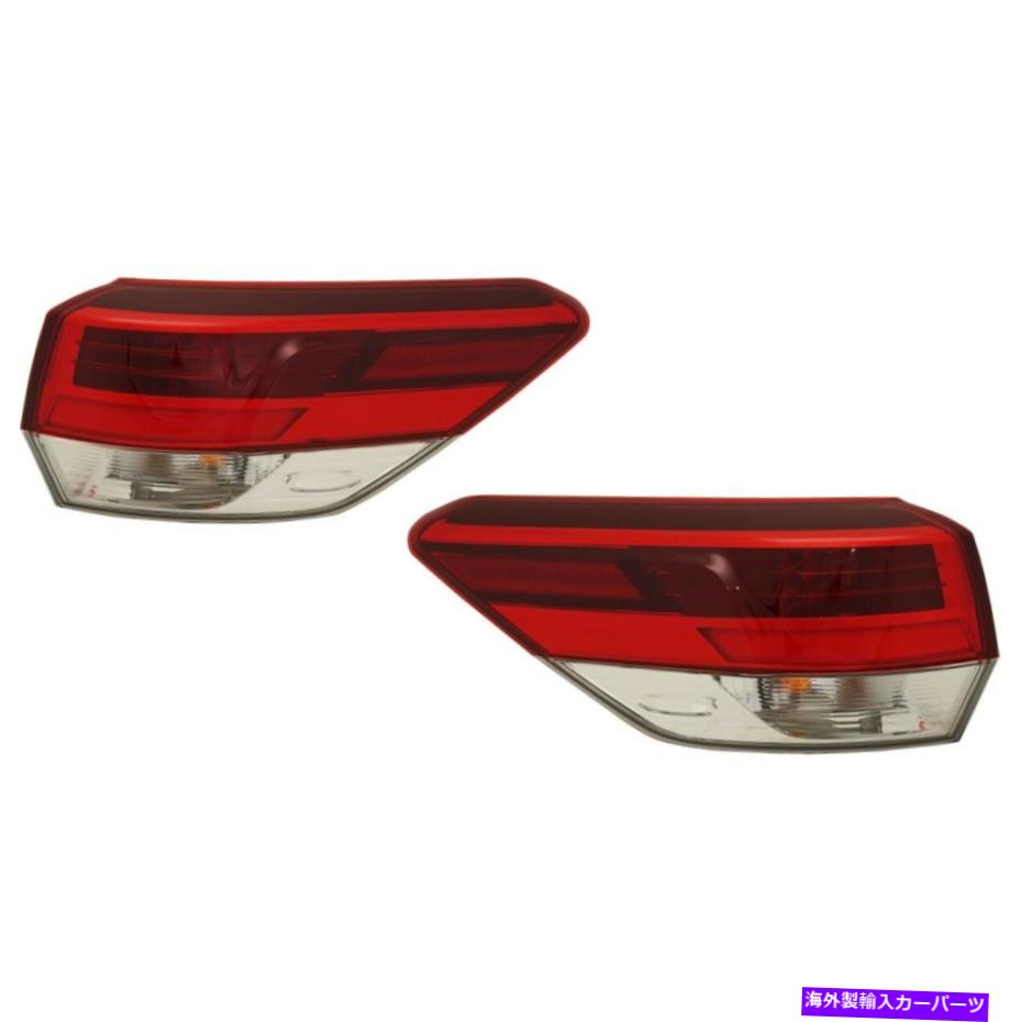 USテールライト テールライトランプLH＆RHの2セットハイランダーペア Tail Lights Lamps Set of 2 Left-and-Right Outside LH & RH for Highlander Pair【並行輸入品】