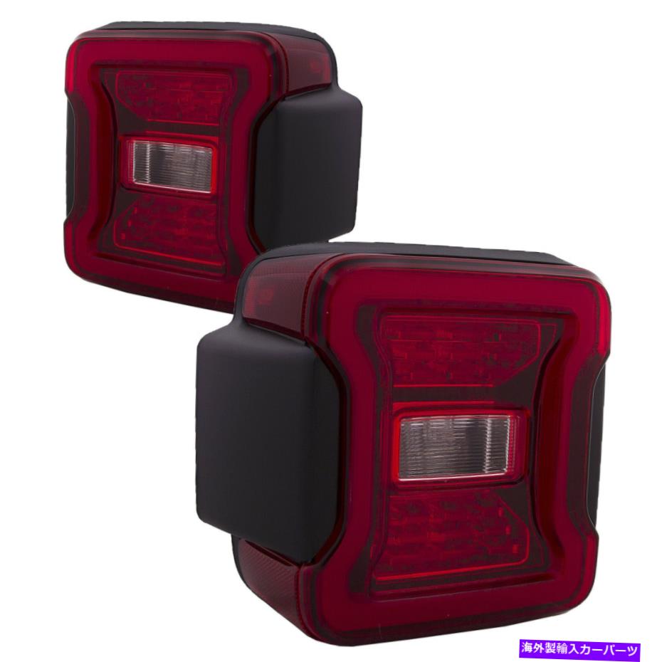 USテールライト テールライトセットLED右右にジープラングラー18-19 Tail Lights Set LED Right And Left Pair For Jeep Wrangler 18-19【並行輸入品】
