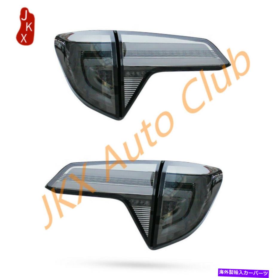 USテールライト ホンダHRV Vezel 2016-19スモークブラックLEDリアランプKアセンブリテールライト For Honda HRV VEZEL 2016-19 Smoked Black LED Rear Lamps k Assembly Tail Lights【並行輸入品】