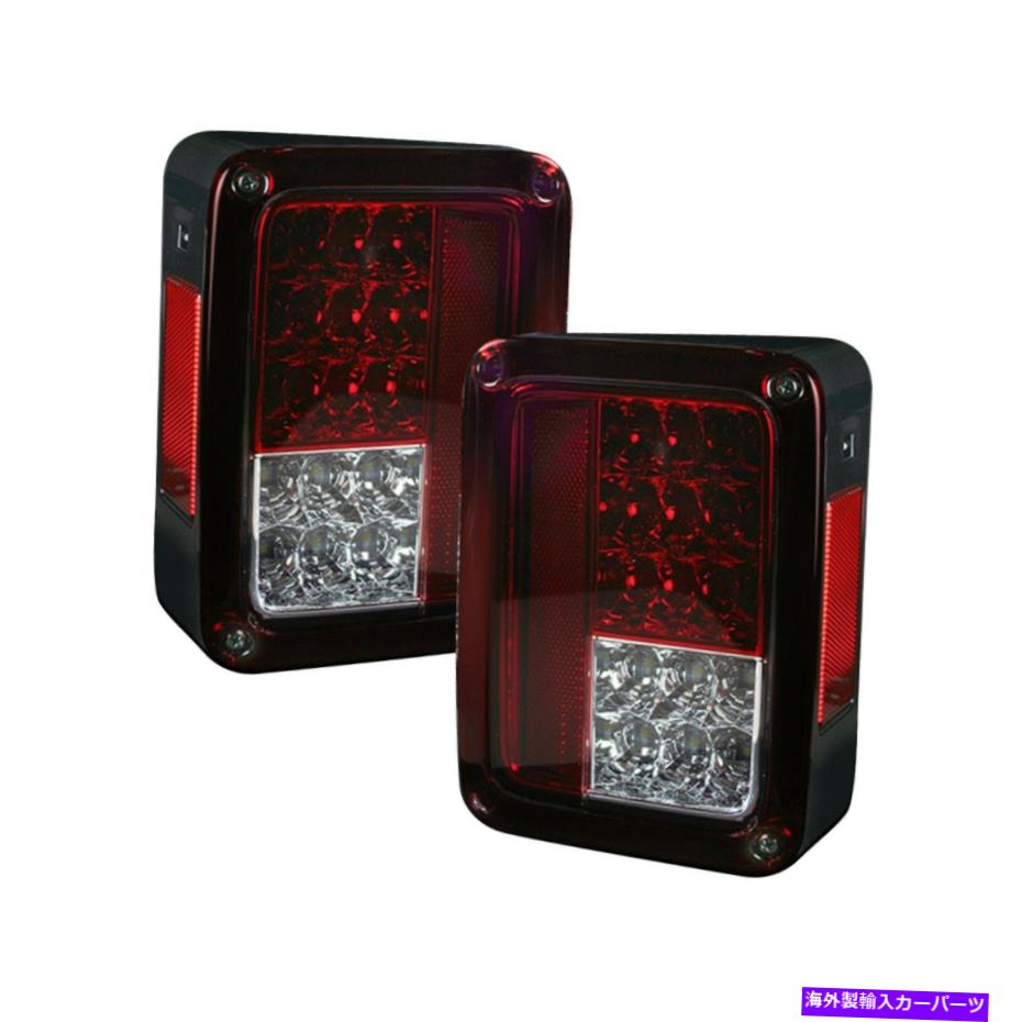 USテールライト 07-17ジープ・ルランラー264234のためのRecon Chrome / Red LEDテールライト Recon Chrome/Red LED Tail Lights for 07-17 Jeep Wrangler 264234RD【並行輸入品】｜Us Custom Parts Shop USDM