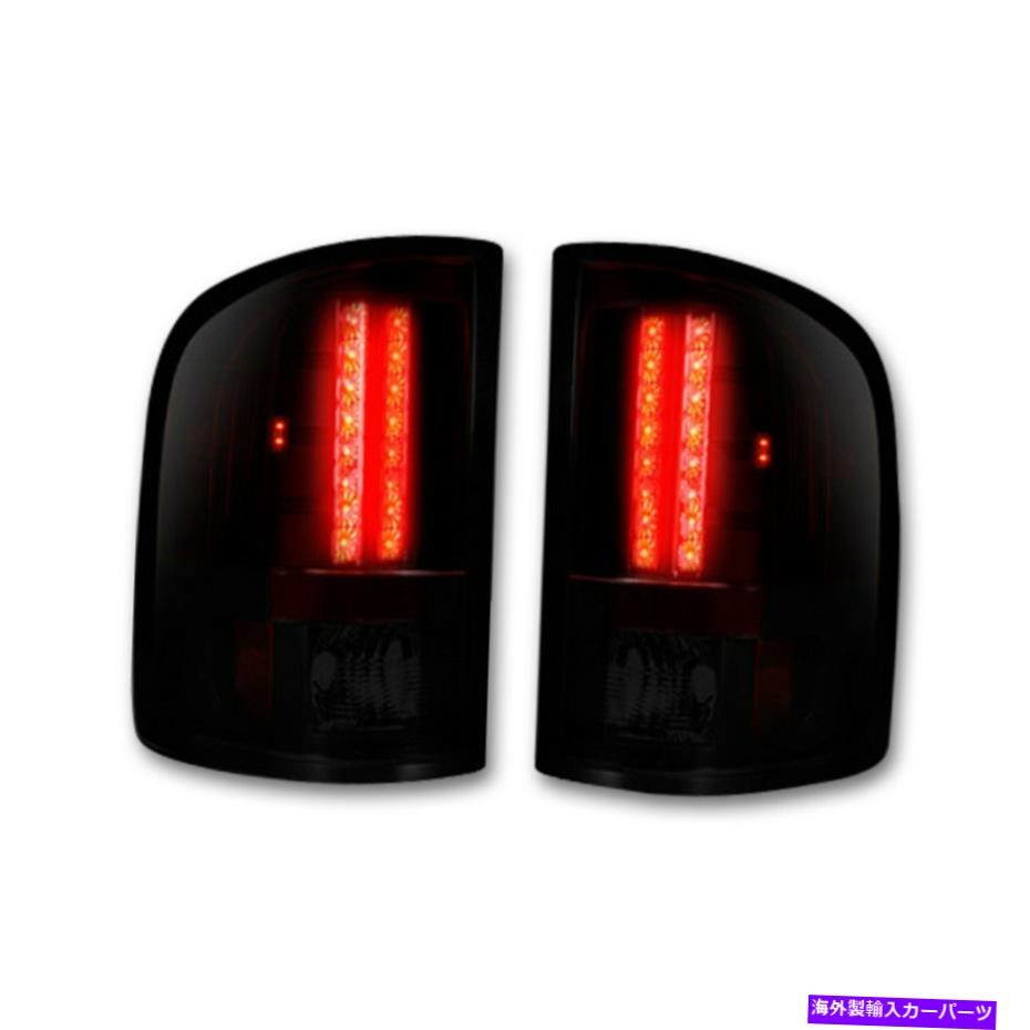 USテールライト 07-13シエラシングルホイール - 黒赤/スモークLEDテールライト264189RBK Recon For 07-13 SIERRA Single Wheel - Black Red/Smoke LED Tail Lights 264189RBK【並行輸入品】