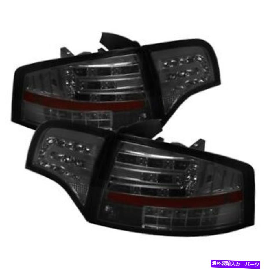USテールライト スパイダーオートアガイA4 4DR 06-08 LEDテールライトスモークALT-YD-AA406-G2-LED-SM Spyder Auto Audi A4 4Dr 06-08 LED Tail Lights Smoke ALT-YD-AA406-G2-LED-SM【並行輸入品】