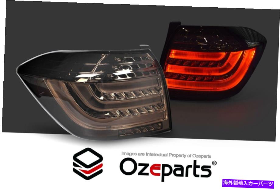 USテールライト 3DフルLEDストライプバーテールライト豊田クルガーGSU40 Ser 2 10~13 3D FULL LED Stripe Bar Tail Lights Smoked For Toyota Kluger GSU40 Ser 2 10~13【並行輸入品】