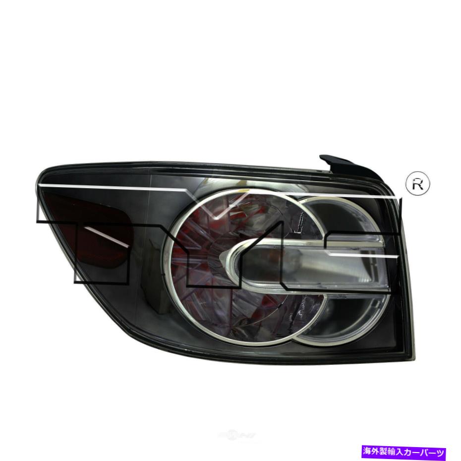 USテールライト テールライトアセンブリ - 通常の左TYC 11-6596-00フィット10-12 MAZDA CX-7 Tail Light Assembly-Regular Left TYC 11-6596-00 fits 10-12 Mazda CX-7【並行輸入品】｜Us Custom Parts Shop USDM