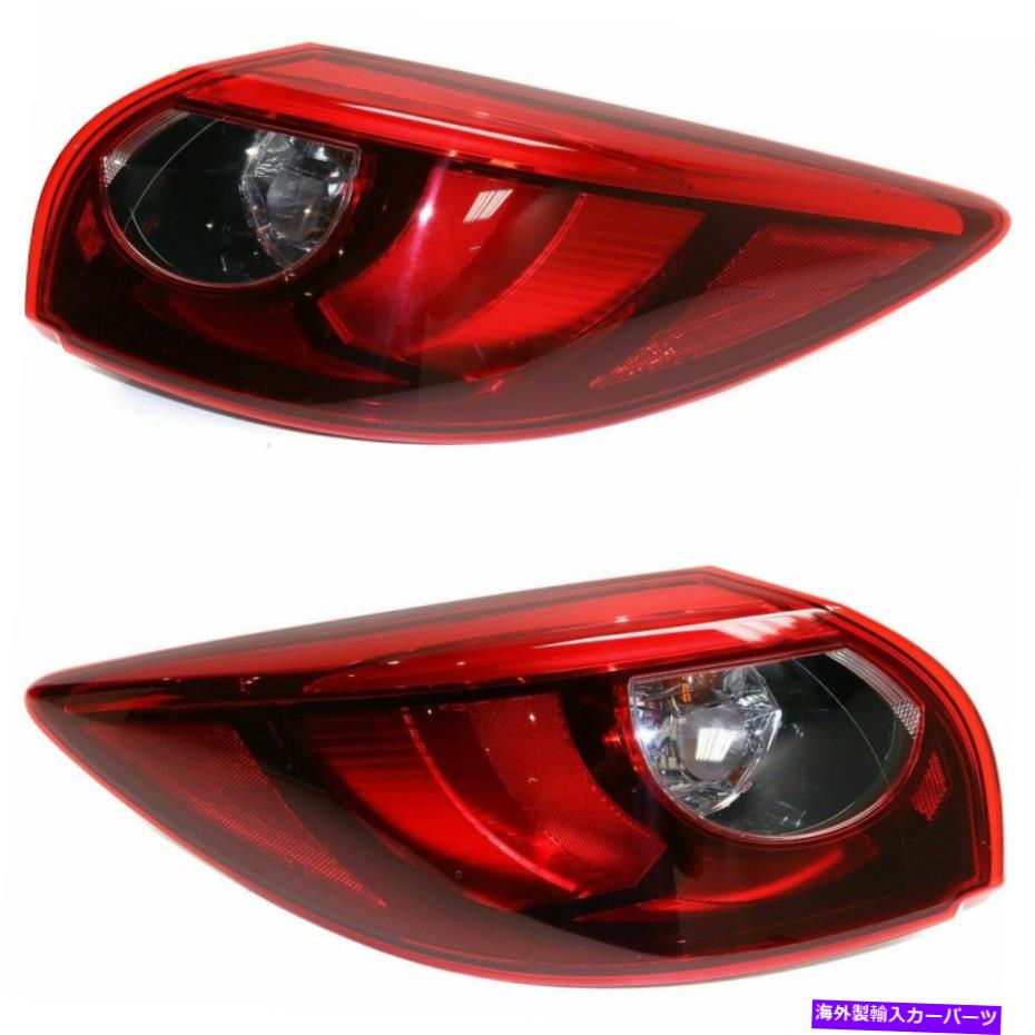 USテールライト 2テールライトアセンブリのドライバと助手席側の外側のセットMazda CX-5 Driver And Passenger Side Outer Set Of 2 Tail Light Assembly Fits Mazda CX-5【並行輸入品】