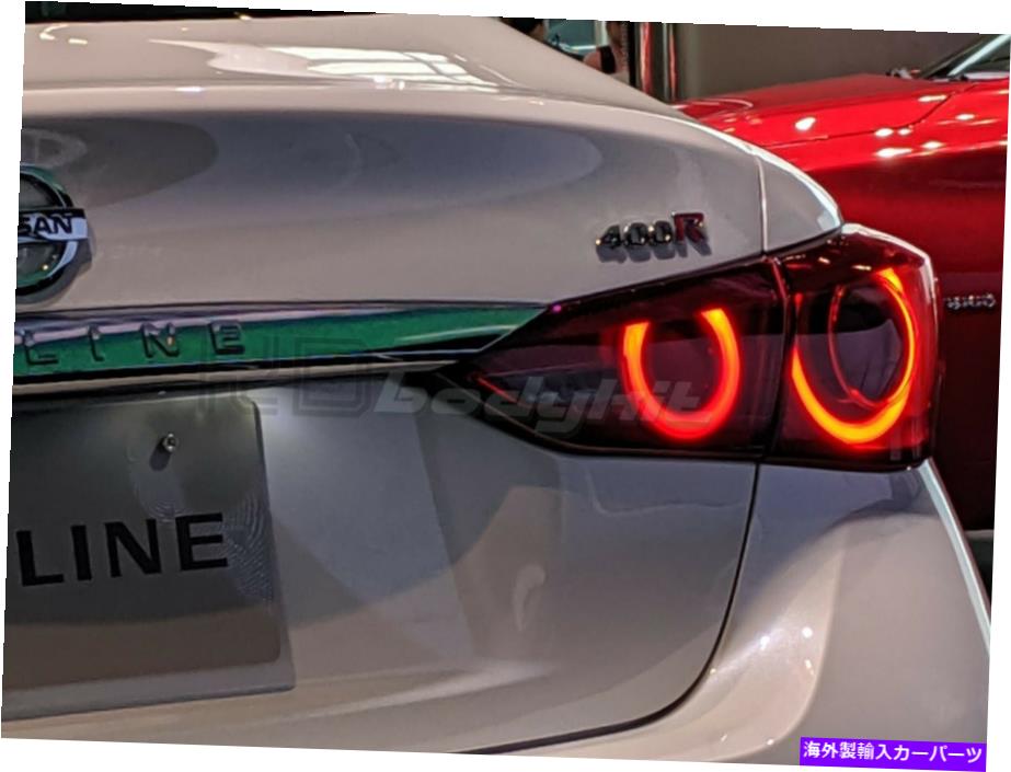 【楽天市場】USテールライト 2014 2015 2015 2017 Q50 Q50SスカイラインV37 400RスタイルLEDリアランプテールライトキット 2014 2015 2016