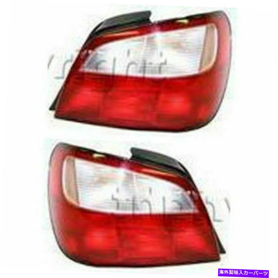 USテールライト 2つの左右サイドTaillampアセンブリの新しいセットSubaru Impreza New Set of 2 Left & Right Side Taillamp Assembly Fits Subaru Impreza【並行輸入品】