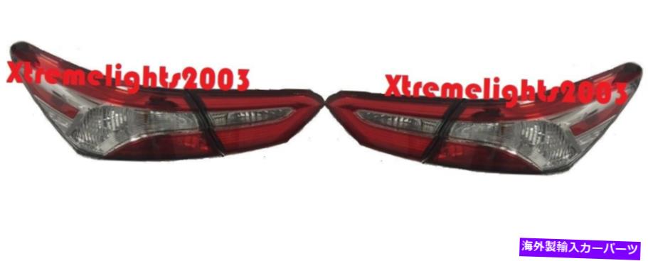 USテールライト Toyota Camry 2018 Le LのテールライトリアランプのテールライトW /電球4 PC FIT TOYOTA CAMRY 2018 LE L TAIL LIGHTS REAR LAMPS TAILLIGHTS W/BULBS 4 PC【並行輸入品】
