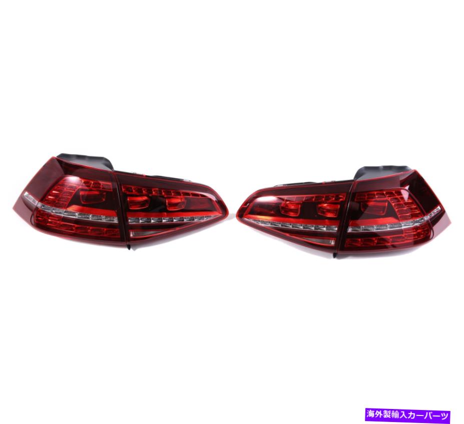 USテールライト VWゴルフGTI MK7のための後部暗赤LED Taillightテールライトランプ Rear Dark Red LED Taillight Tail Light Lamp Set For VW Golf GTI MK7【並行輸入品】