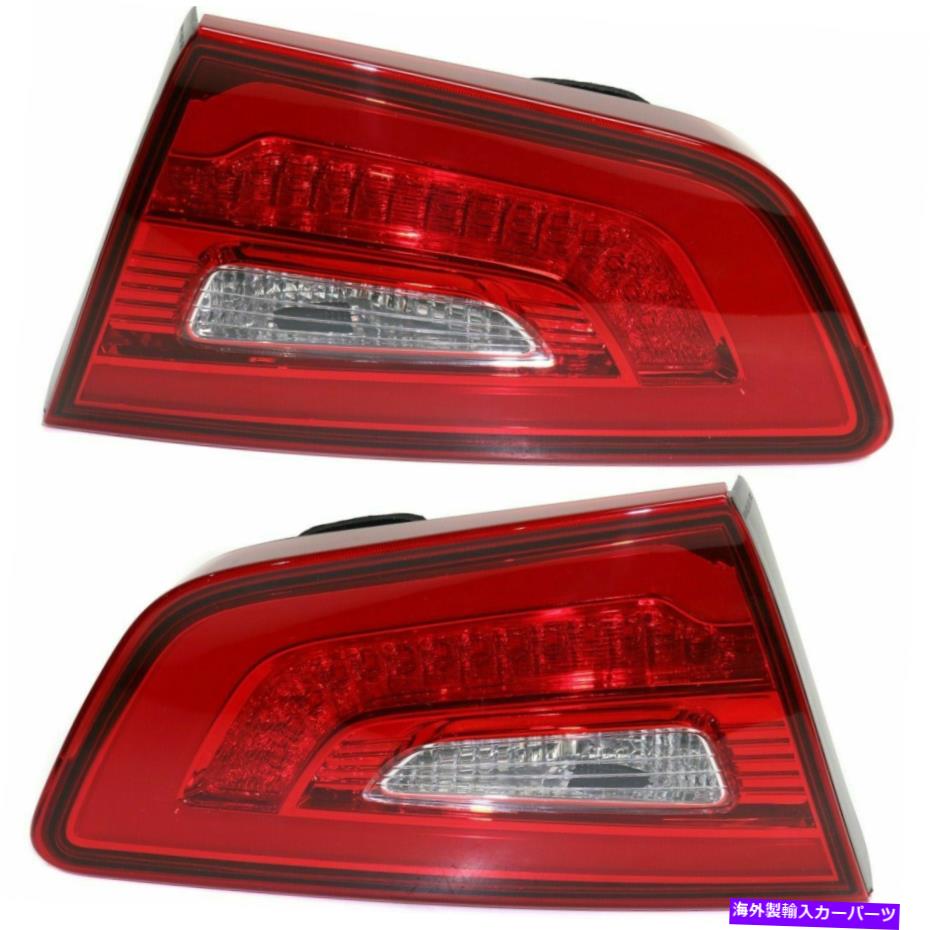 USテールライト 2インナーテールライトアセンブリの運転手と助手席側セットKia Optima Driver And Passenger Side Set Of 2 Inner Tail Light Assembly Fits Kia Optima【並行輸入品】