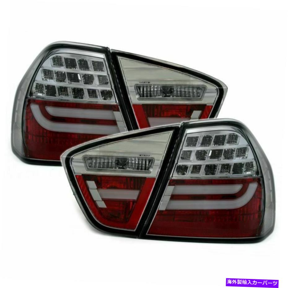 USテールライト BMW 3 E90 - レッドスモークのテールライト（LED） Tail lights (LED) for BMW 3 E90 - red smoke【並行輸入品】
