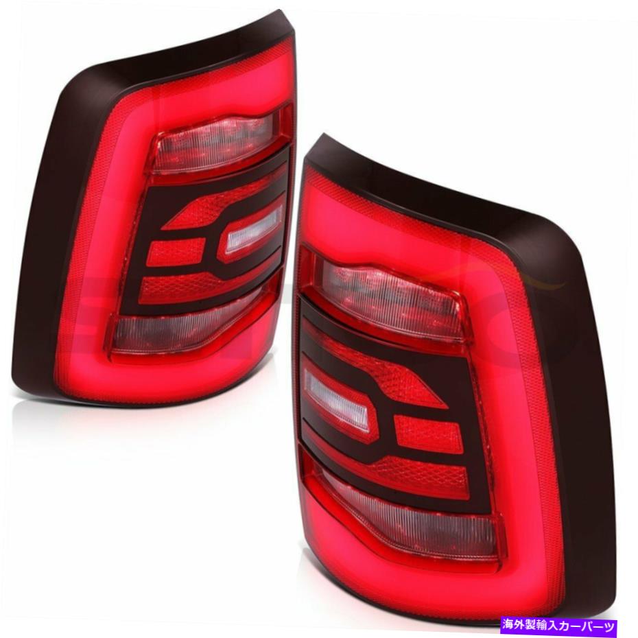 USテールライト FITS 2009-2018ドッジRAM 1500リアテールライトTaillamps LED交換1対 Fits 2009-2018 Dodge Ram 1500 Rear Taillights Taillamps LED Replacement One Pair【並行輸入品】