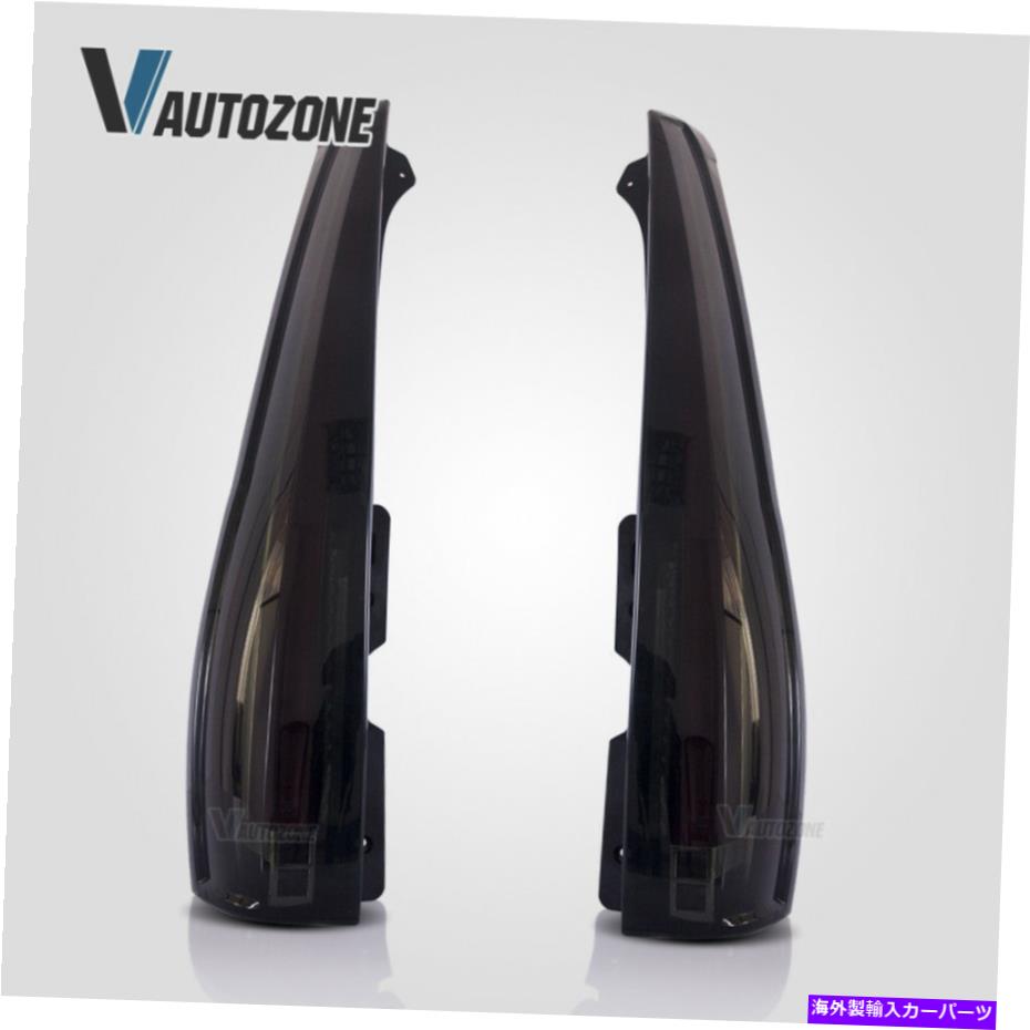 USテールライト 2007-2014シボリーシボレー郊外タホGMC YukonペアのためのLEDテールライトブラック LED Tail Light Black For 2007-2014 Chevy Chevrolet Suburban Tahoe GMC Yukon Pair【並行輸入品】